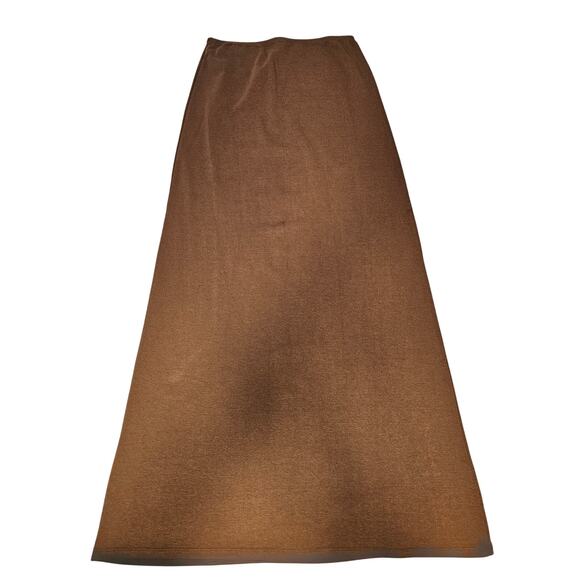 WeWoreWhat Pull On Midi Skirt Jersey Saddle Size Small - Picture 2 of 7